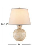 Currey and Company 6000-1052 Brushmark Table Lamp in Beige