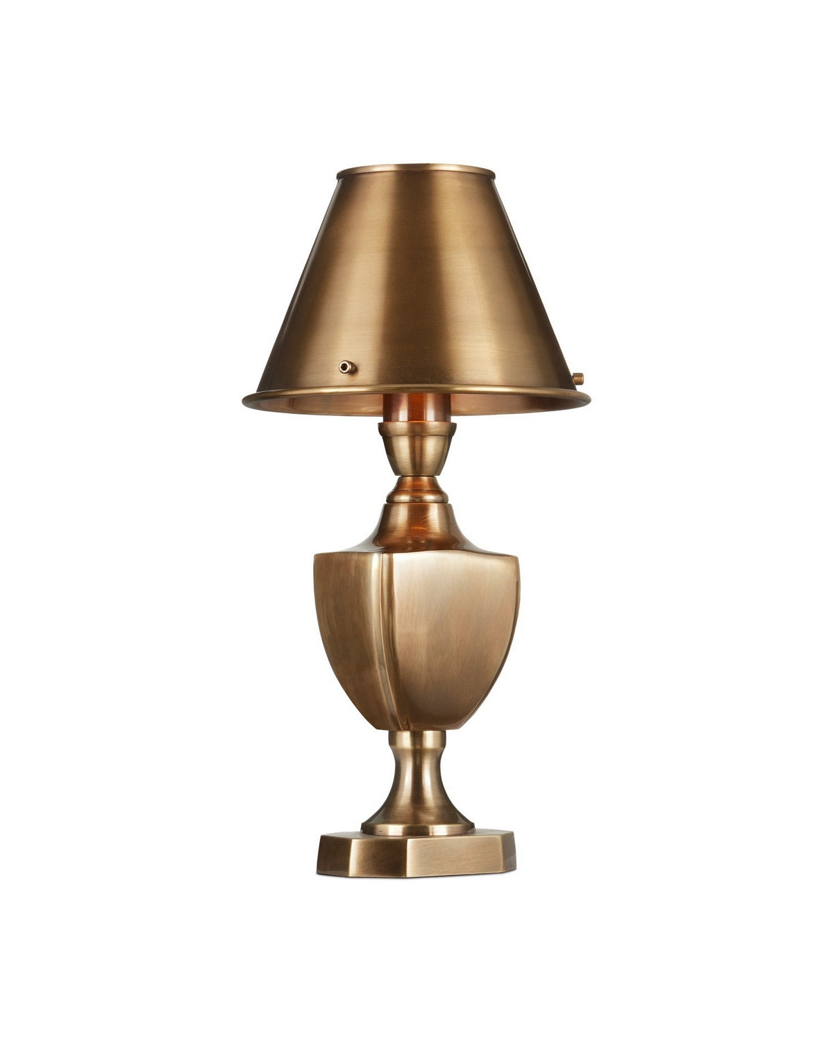 Currey and Company 6000-1057 Waddill Table Lamp in Antique Brass