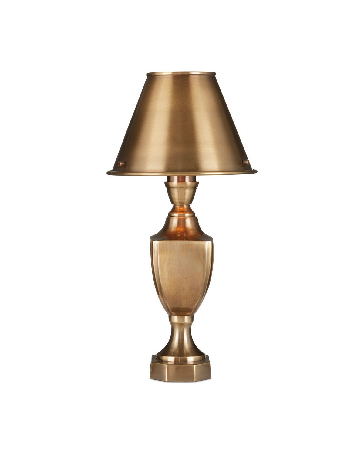 Currey and Company 6000-1057 Waddill Table Lamp in Antique Brass
