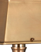 Currey and Company 6000-1058 Geddy Lampe de table en laiton antique
