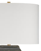 Balustrade Currey and Company 6000-1061 Lampe de table en noir clair vieilli