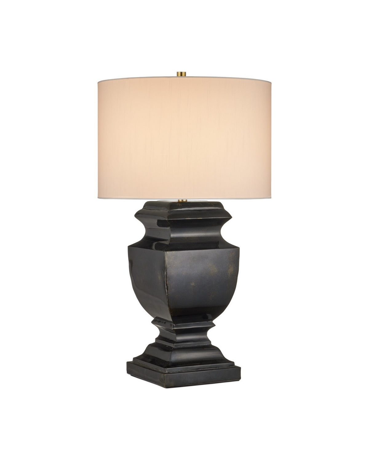 Balustrade Currey and Company 6000-1061 Lampe de table en noir clair vieilli