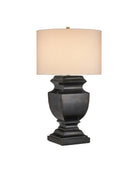 Balustrade Currey and Company 6000-1061 Lampe de table en noir clair vieilli