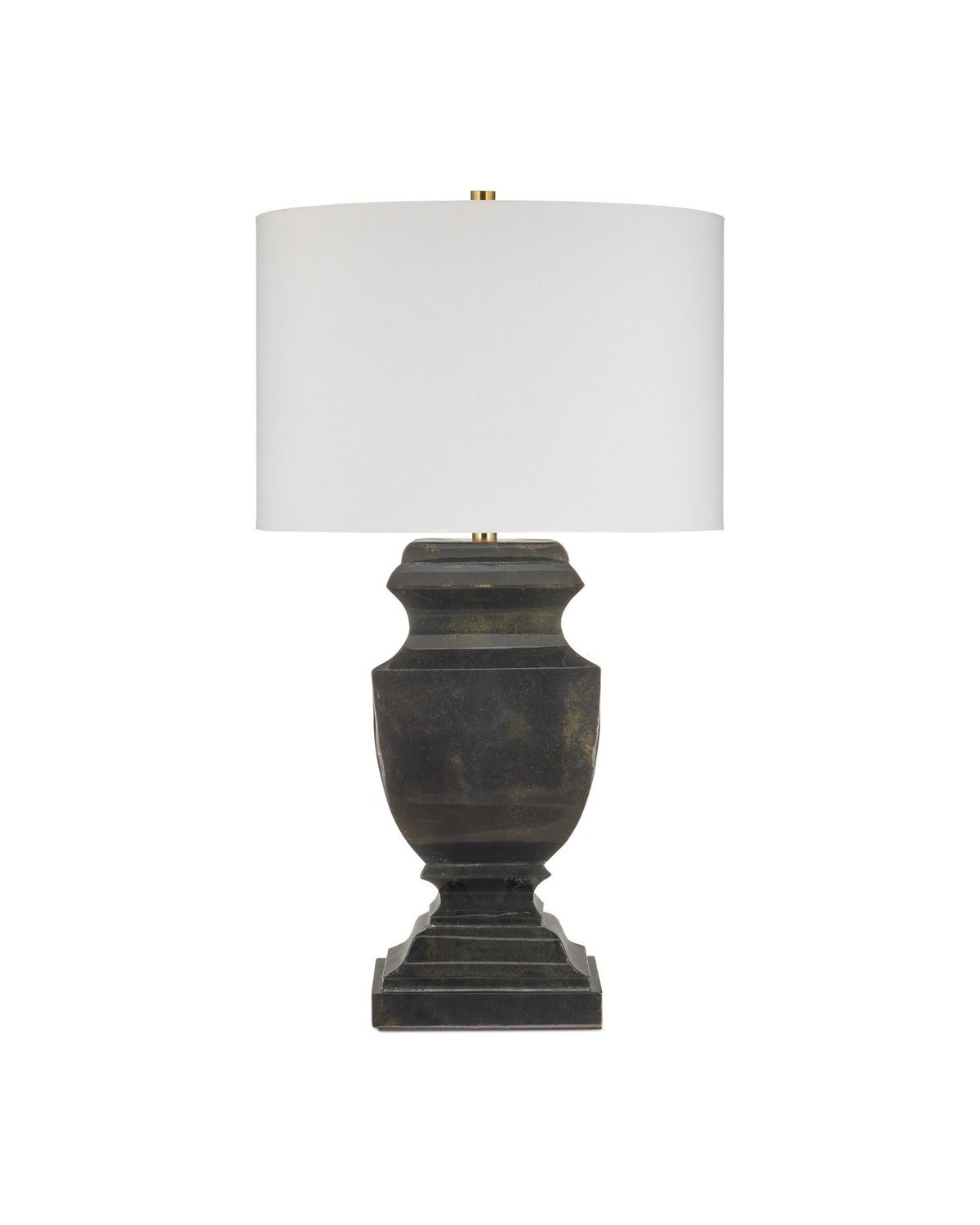 Balustrade Currey and Company 6000-1061 Lampe de table en noir clair vieilli
