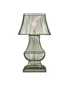 Currey and Company 6000-1062 Tuteurs Lampe de table en vert vieilli