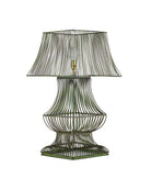 Currey and Company 6000-1062 Tuteurs Lampe de table en vert vieilli