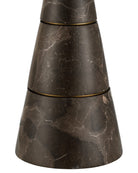 Lampe de bureau Edith 6000-1065 de Currey and Company, couleur brun café/laiton antique