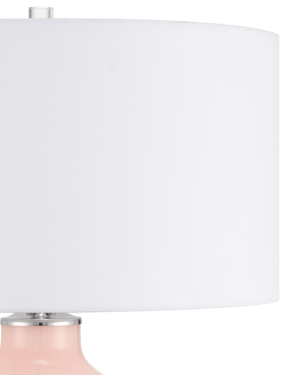 Currey and Company 6000-1073 Henrietta Lampe de table en rose/transparent