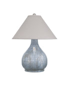 Currey and Company 6000-1074 Malin Lampe de table en gris/bleu