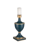 Carnet de voyage sans fil Currey and Company 6700-0016 Lampe de table bleu marine/or