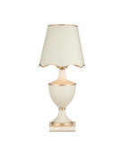 Carnet de voyage sans fil Currey and Company 6700-0017 Lampe de table En ivoire/or