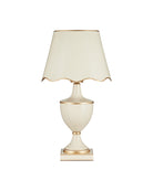 Carnet de voyage sans fil Currey and Company 6700-0017 Lampe de table En ivoire/or