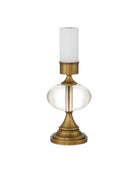 Currey and Company 6700-0018 Sashay sans fil Lampe de table en laiton antique clair/poli