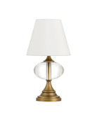 Currey and Company 6700-0018 Sashay sans fil Lampe de table en laiton antique clair/poli