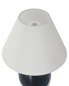 Currey and Company 6700-0019 Danza sans fil Lampe de table en nickel bleu/transparent/poli