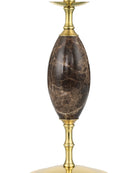 Currey and Company 6700-0020 Marche sans fil Lampe de table en brun/laiton