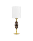 Currey and Company 6700-0020 Marche sans fil Lampe de table en brun/laiton