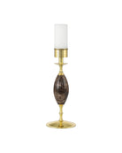 Currey and Company 6700-0020 Marche sans fil Lampe de table en brun/laiton