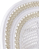 Fauteuil Emanuelle 7000-1072 de Currey and Company, en blanc/naturel