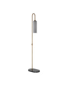 Lampadaire Severn de Currey and Company 8000-0170 en laiton antique/bronze huilé/fumé
