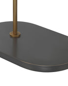 Lampadaire Severn de Currey and Company 8000-0170 en laiton antique/bronze huilé/fumé