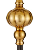 Lampadaire Currey and Company 8000-0176 Haines en bronze/laiton vieilli