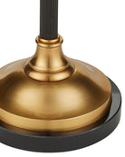 Lampadaire Currey and Company 8000-0176 Haines en bronze/laiton vieilli