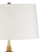 Lampadaire Currey and Company 8000-0176 Haines en bronze/laiton vieilli