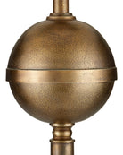 Lampadaire Boullee 8000-0179 de Currey and Company en laiton antique