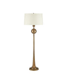 Lampadaire Boullee 8000-0179 de Currey and Company en laiton antique
