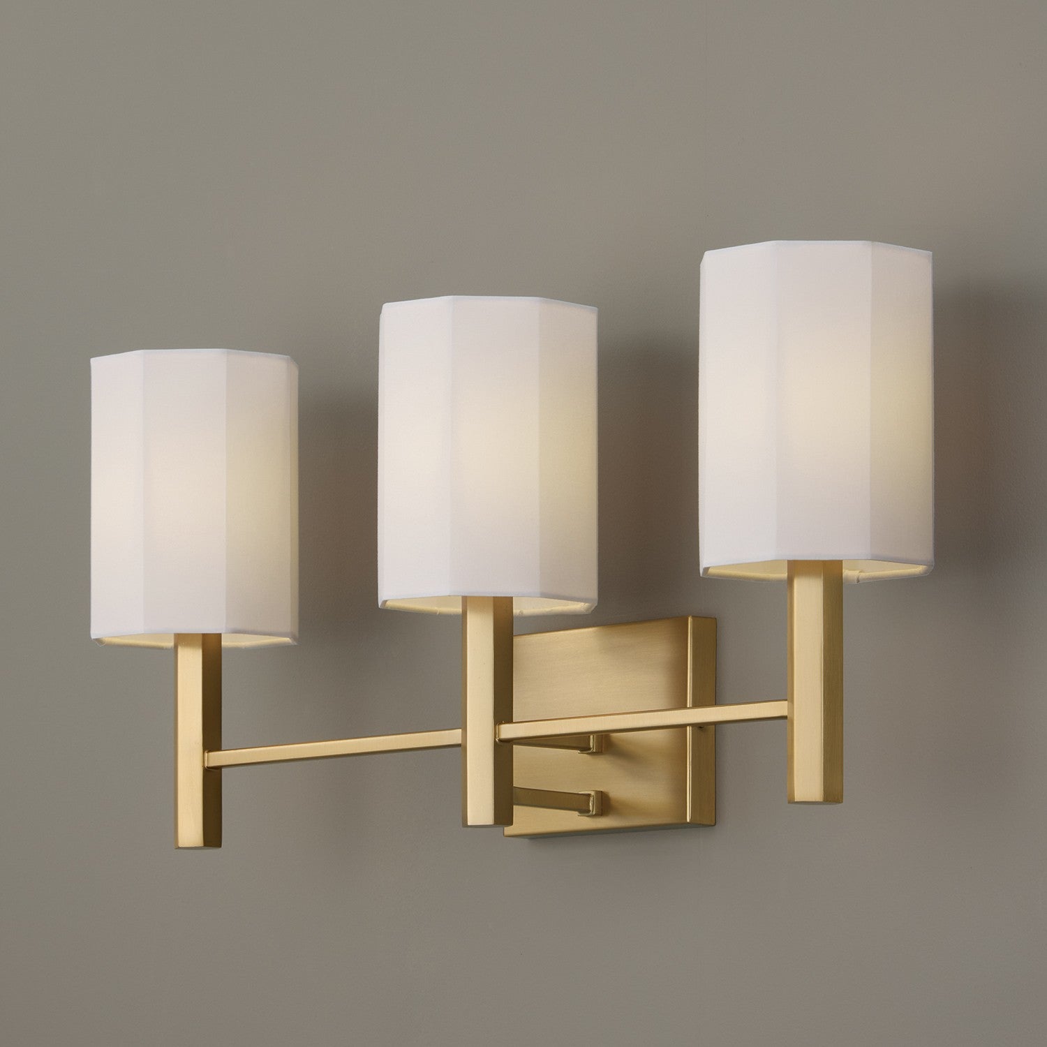 Capital Lighting - 159531AD-716 - Three Light Vanity - Adrian - Aged Brass