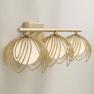 Capital Lighting - 162131GF - Three Light Vanity - Flora - Buffed Gold