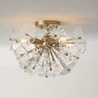 Éclairage Capital - 257841MA - Semi-remorque à quatre lampes Plafonnier - Emélie - Laiton mat