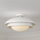 Capital Lighting - 259211WE - Éclairage semi-remorque à une lumière Plafonnier - Jensen - Blanc mat