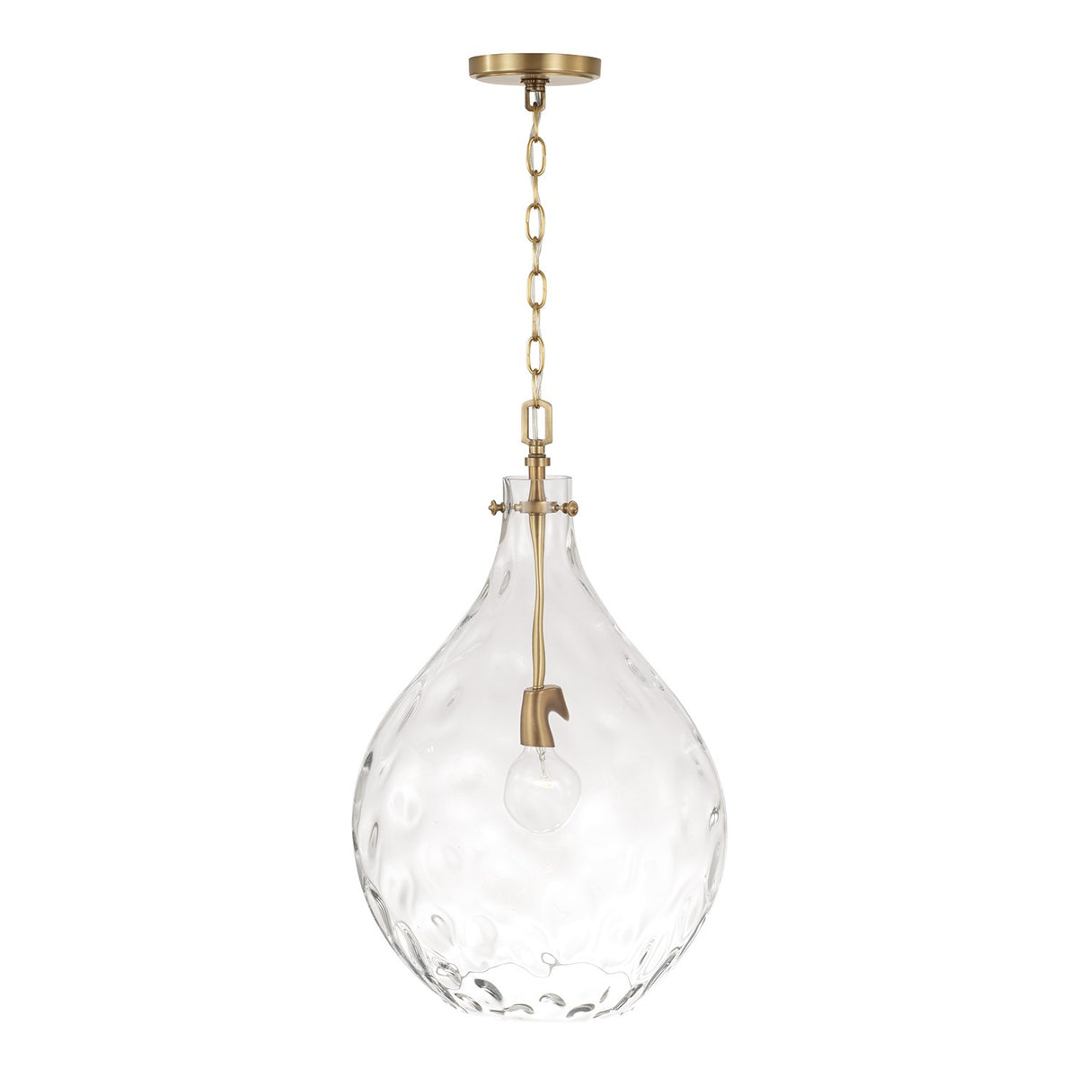 Capital Lighting - 325011AD - One Light Pendant - Bristol - Aged Brass