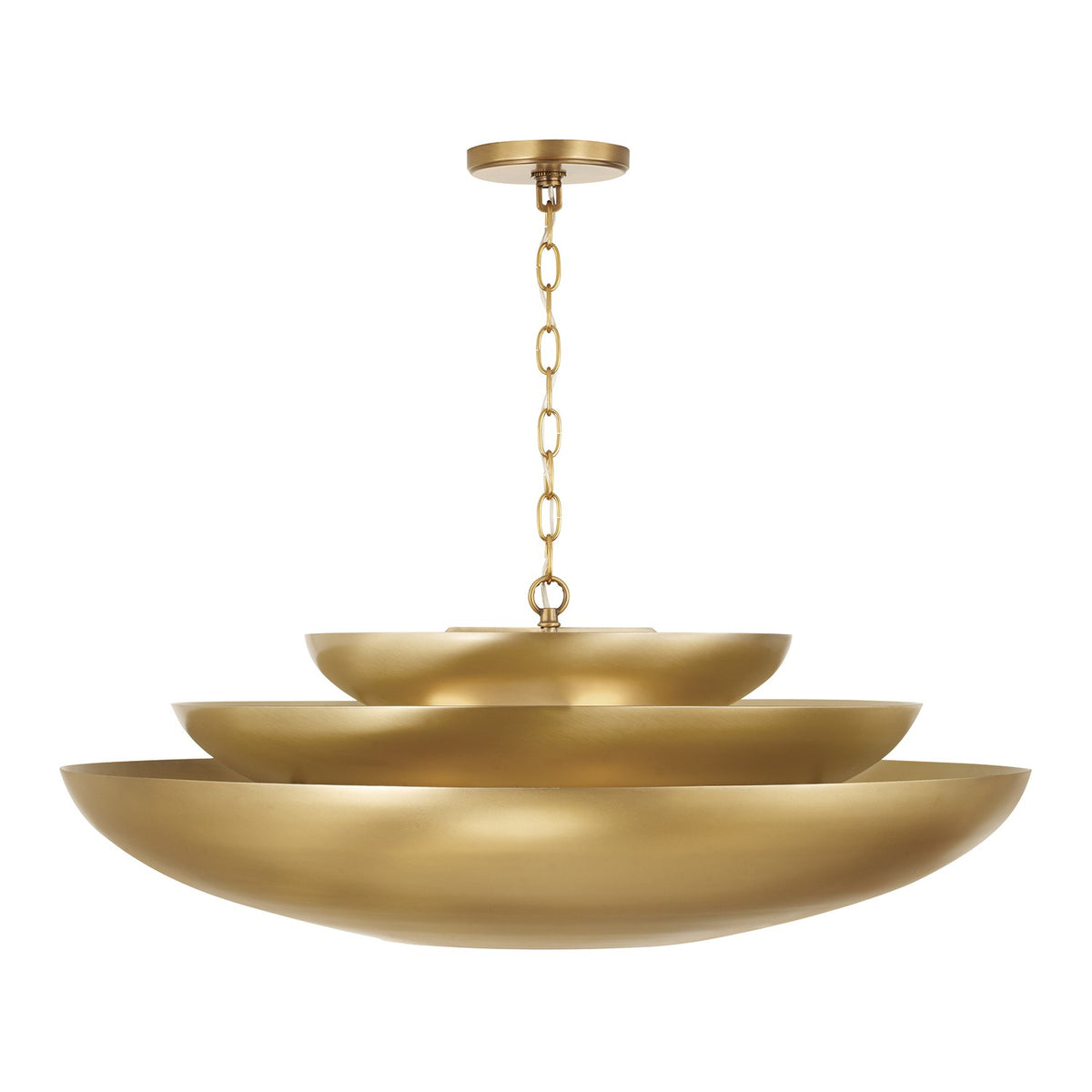 Éclairage Capital - 357741AD - Quatre lampes Suspension - Gia - Laiton vieilli