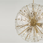 Éclairage Capital - 357881MA - Huit lampes Suspension - Emélie - Laiton mat