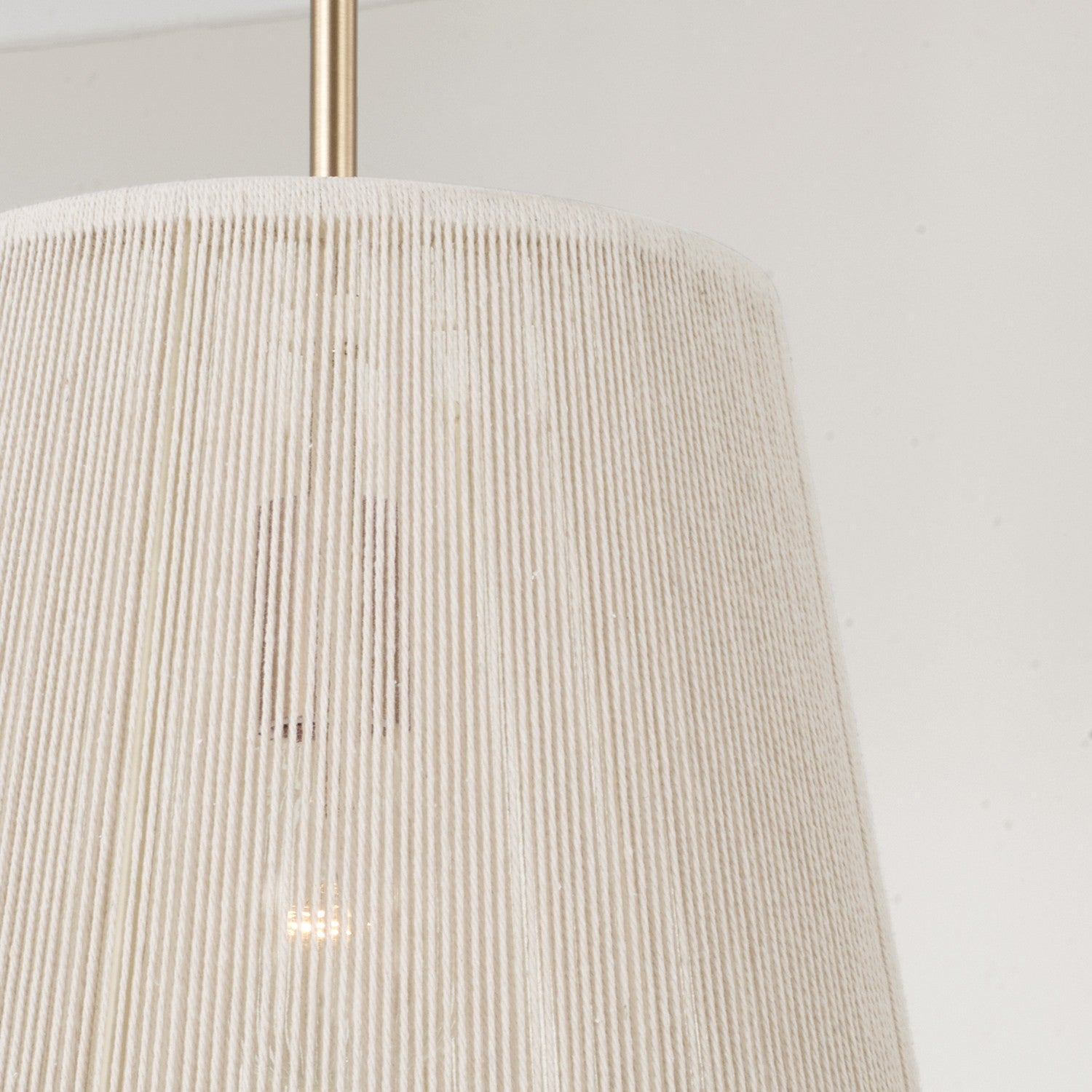 Éclairage Capital - 357911MA - Une lampe Suspension - Tara - Laiton mat