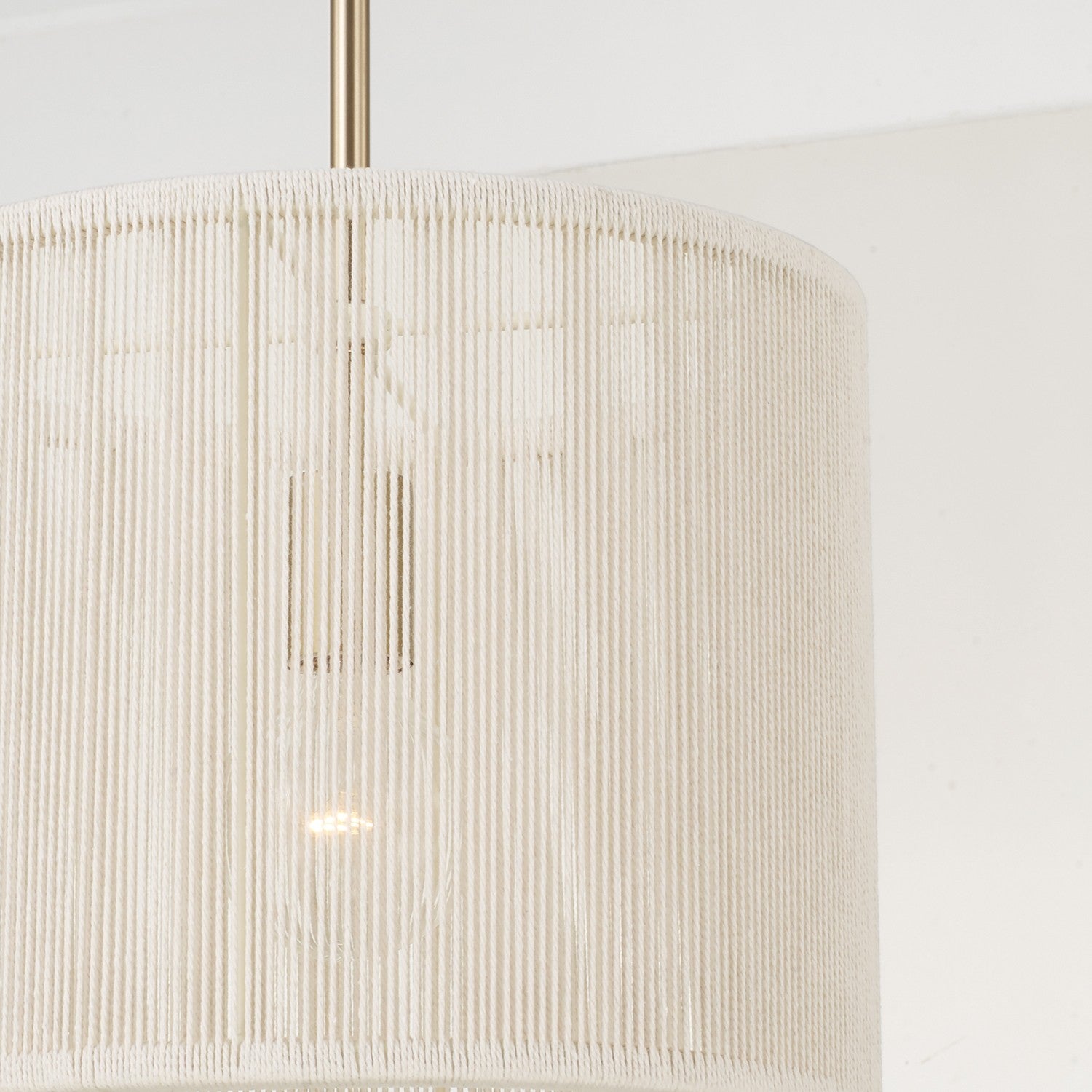 Éclairage Capital - 357912MA - Une lampe Suspension - Tara - Laiton mat