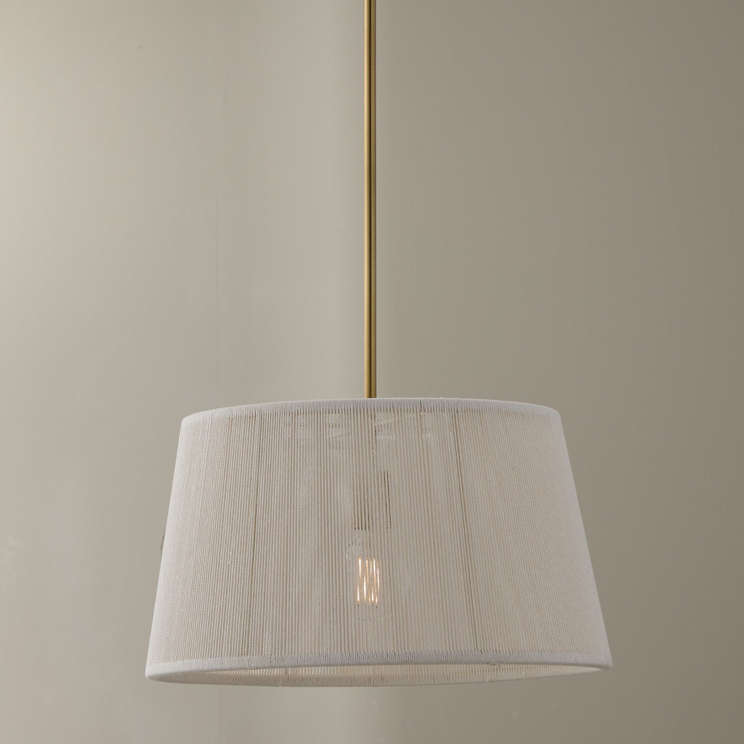 Éclairage Capital - 357913MA - Une lampe Suspension - Tara - Laiton mat