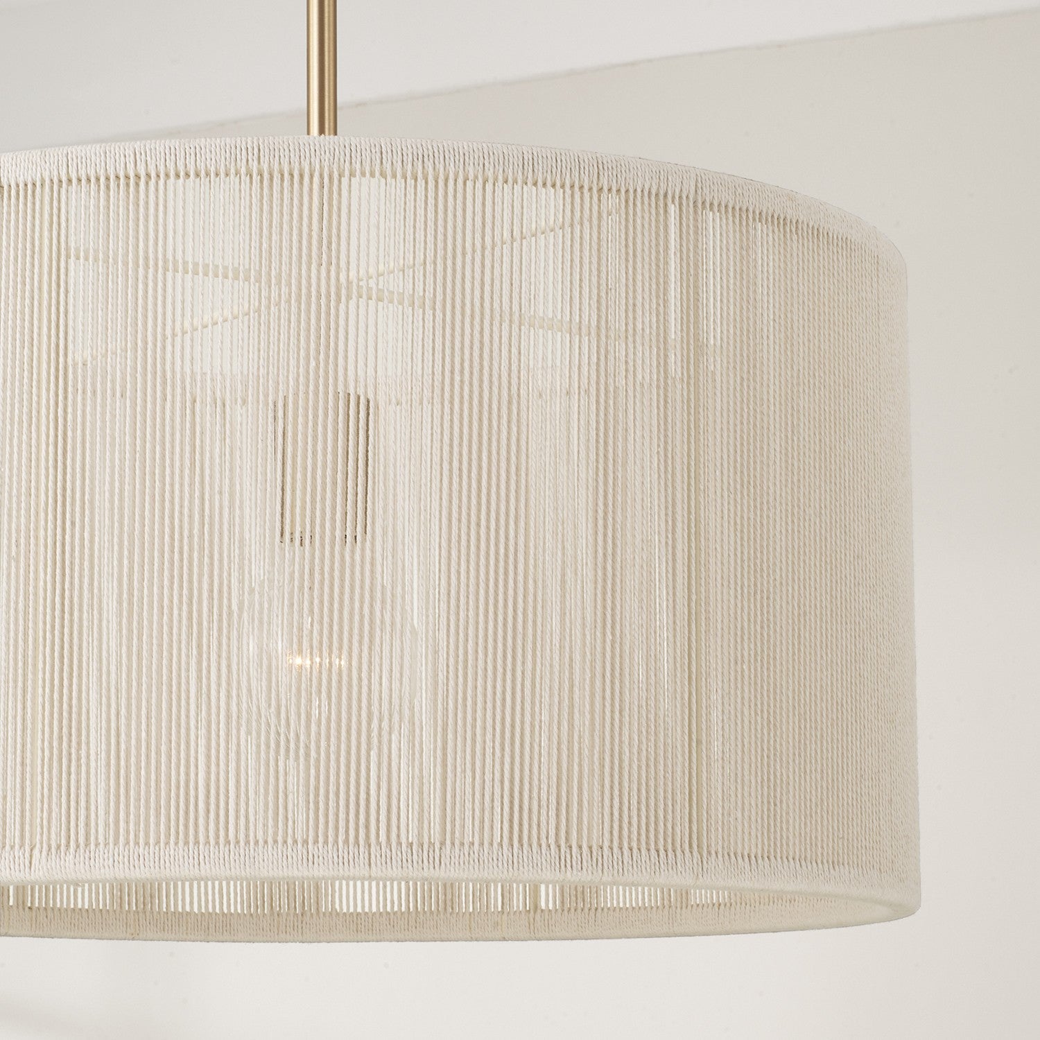 Éclairage Capital - 357914MA - Une lampe Suspension - Tara - Laiton mat