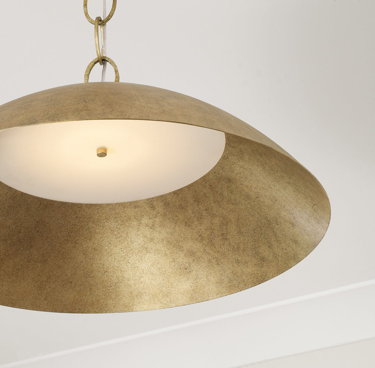 Capital Lighting - 358512FT - LED Pendant - Francesca - Feathered Gold