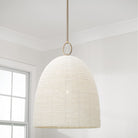 Éclairage Capital - 358811AD - Une lampe Suspension - Natalia - Laiton vieilli