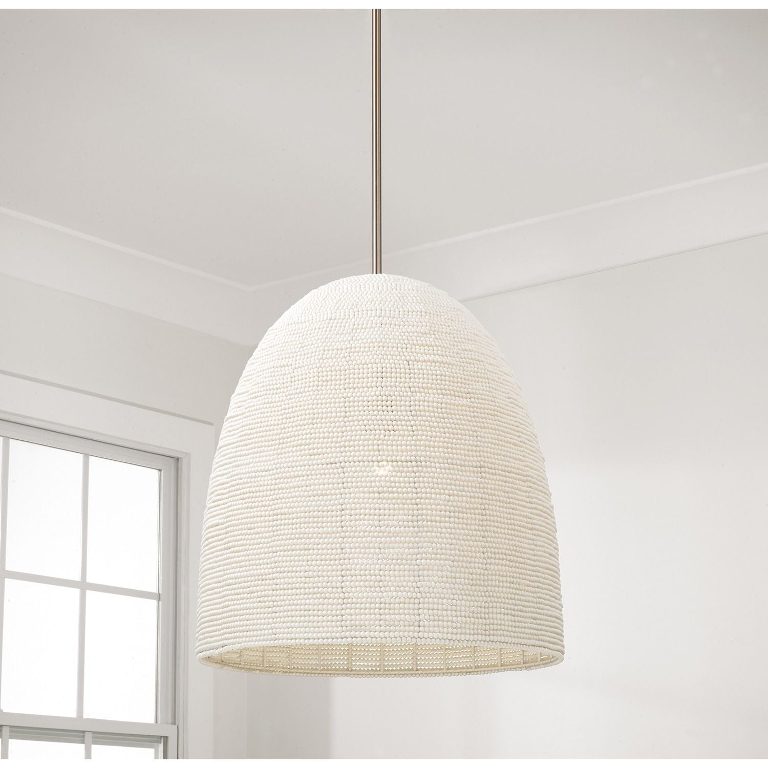 Éclairage Capital - 358811AD - Une lampe Suspension - Natalia - Laiton vieilli