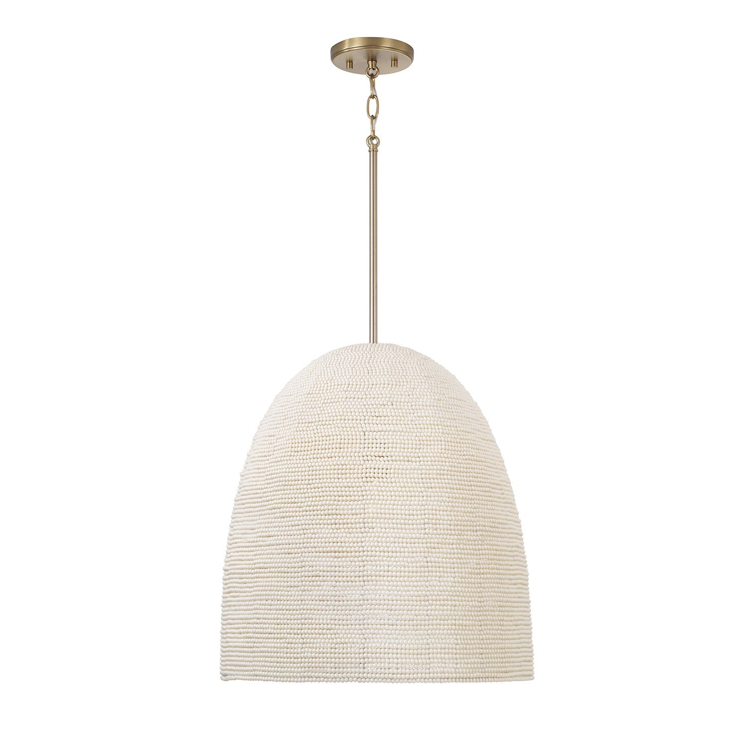Éclairage Capital - 358811AD - Une lampe Suspension - Natalia - Laiton vieilli