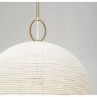 Éclairage Capital - 358813AD - Une lampe Suspension - Natalia - Laiton vieilli