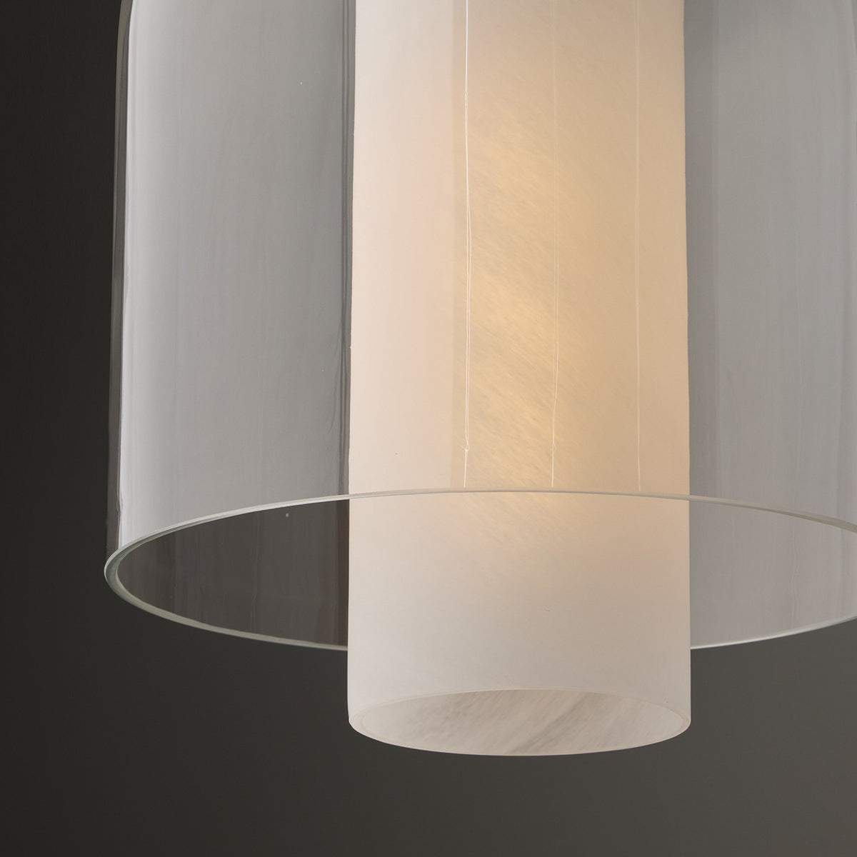 Éclairage Capital - 358911AD - Une lampe Suspension - Liz - Laiton vieilli