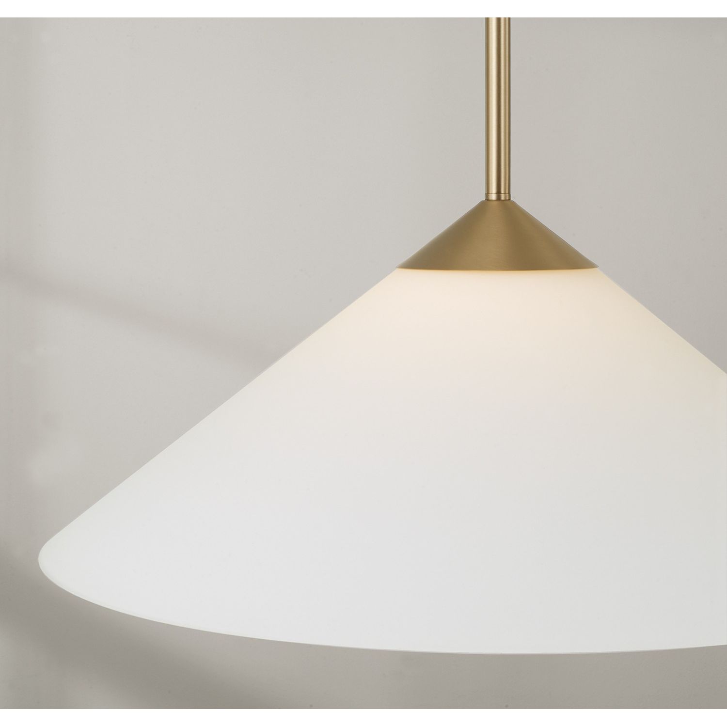 Éclairage Capital - 359111MA - Une lampe Suspension - Gatsby - Laiton mat