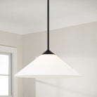 Éclairage Capital - 359111MB - Une lampe Suspension - Gatsby - Noir mat