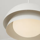 Éclairage Capital - 359211WE - Une lampe Suspension - Jensen - Blanc mat